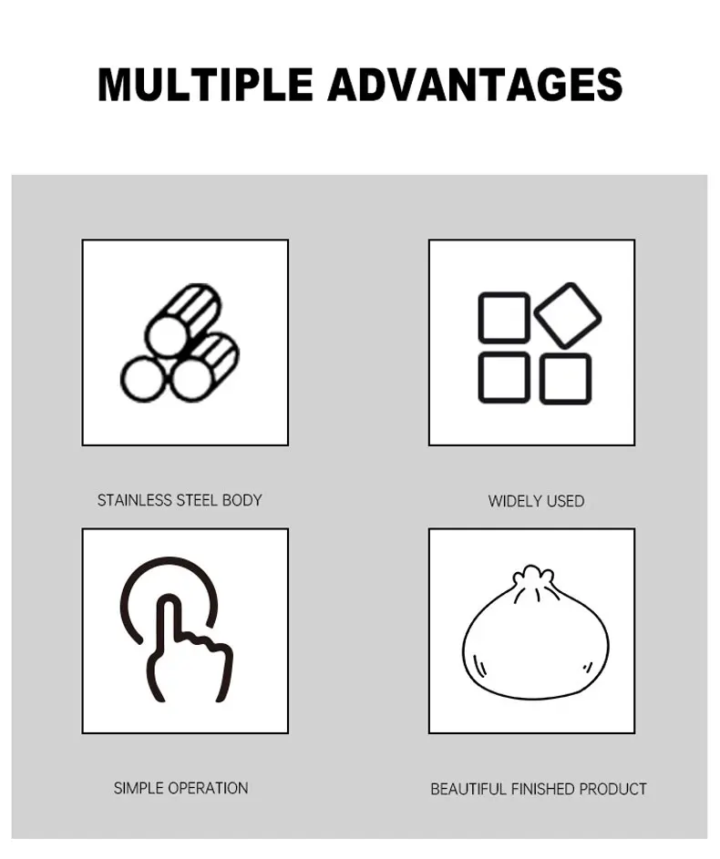 

Многофункциональная машина для изготовления фаршированных булочек на пару, коммерческая полуавтоматическая машина для формования булочек, имитация ручной работы
