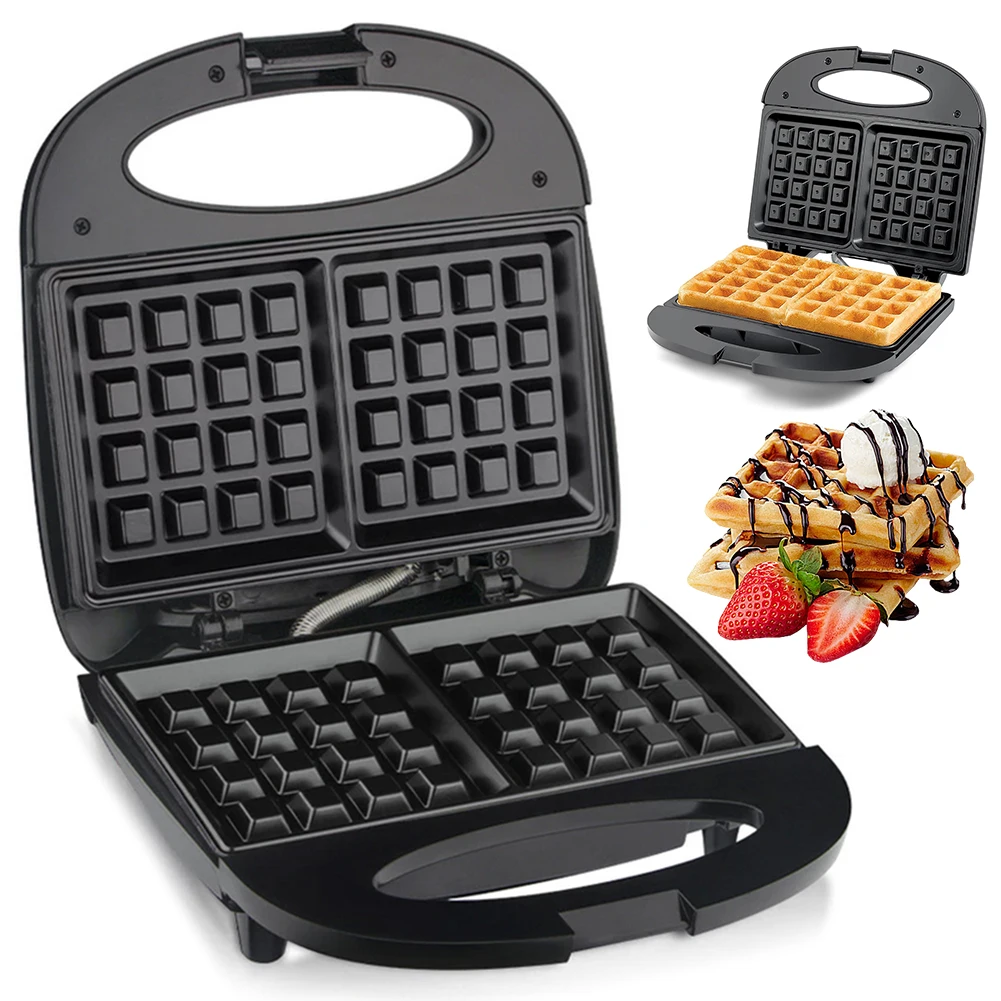 Professional Electric Waffle Maker EU Cooking Kitchen Appliances Multifunction Breakfast Waffles Machine Non-stick Iron Pan