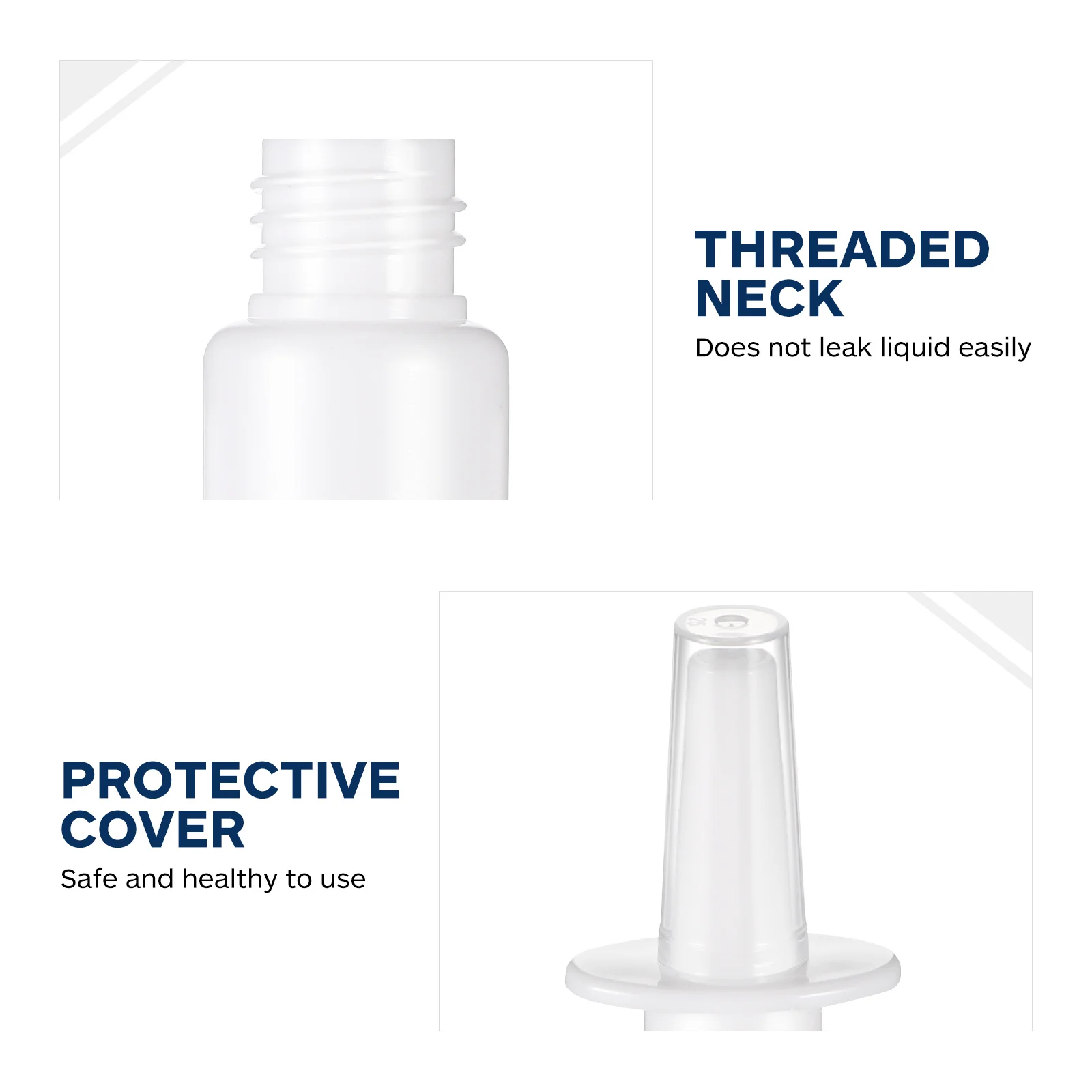 20 Stück Sprühflasche, nachfüllbar, feiner Nebel, tragbar, leere Flaschen, Reiseaufbewahrung, Nasenspray, kleine Plastikflasche