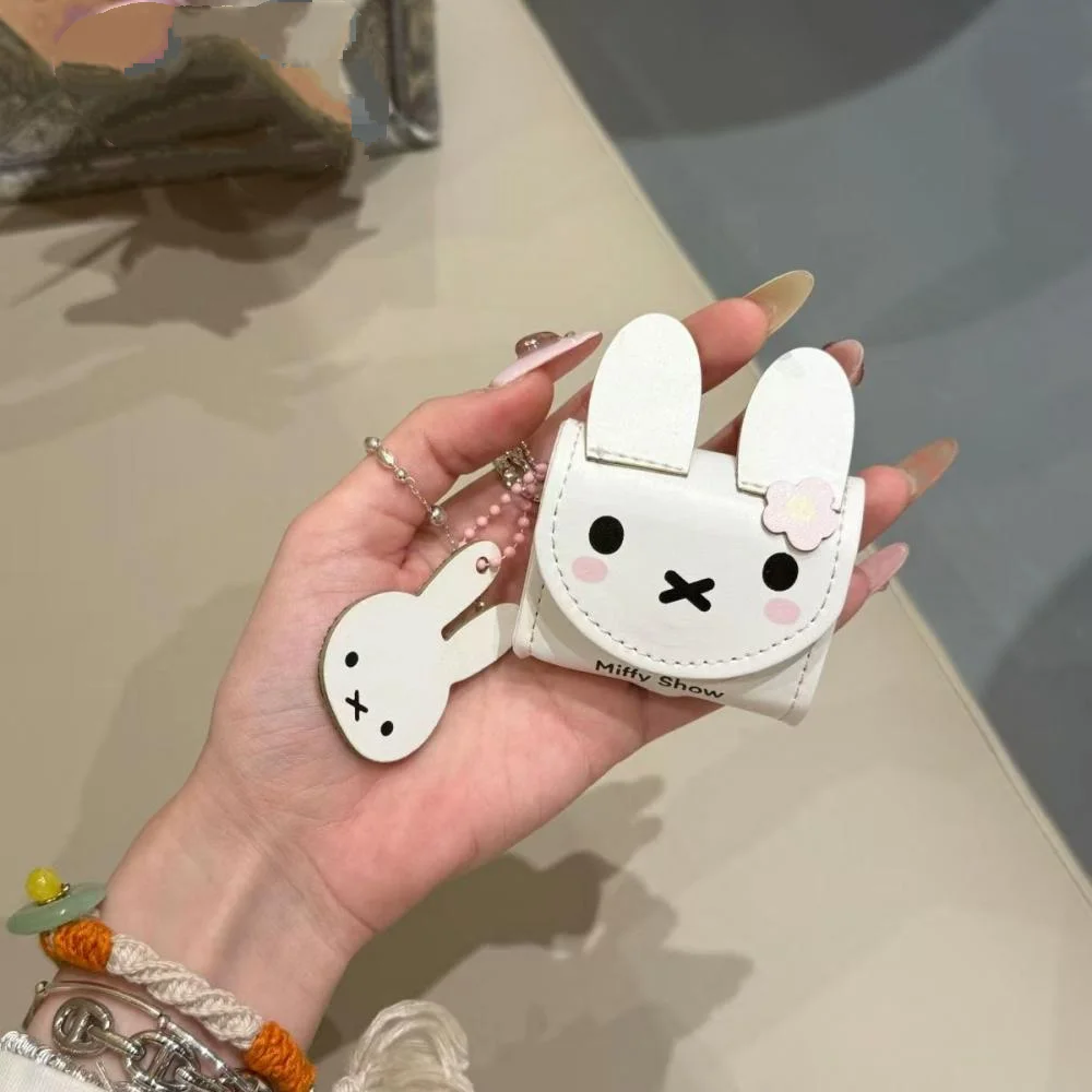 

Miffy AirPods Wireless Earphone Case Pendant PU Material Anti Drop and Anti Shock Bluetooth Earphone Protective Case