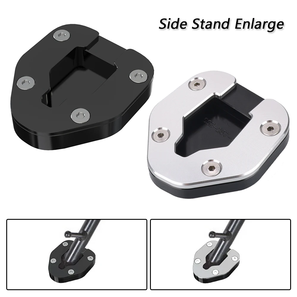 

SR/F Motorcycle Accessories Kickstand Side Stand Enlarger Extension Plate Pad For Zero SRF SR F 2019 2020 2021 2022 2023 2024