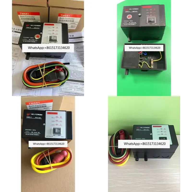 1pcs Automatic Ignition Controller for Gas Burner TM681-A TM681-B TM681-C TM681-D Flame Detection Safety Device