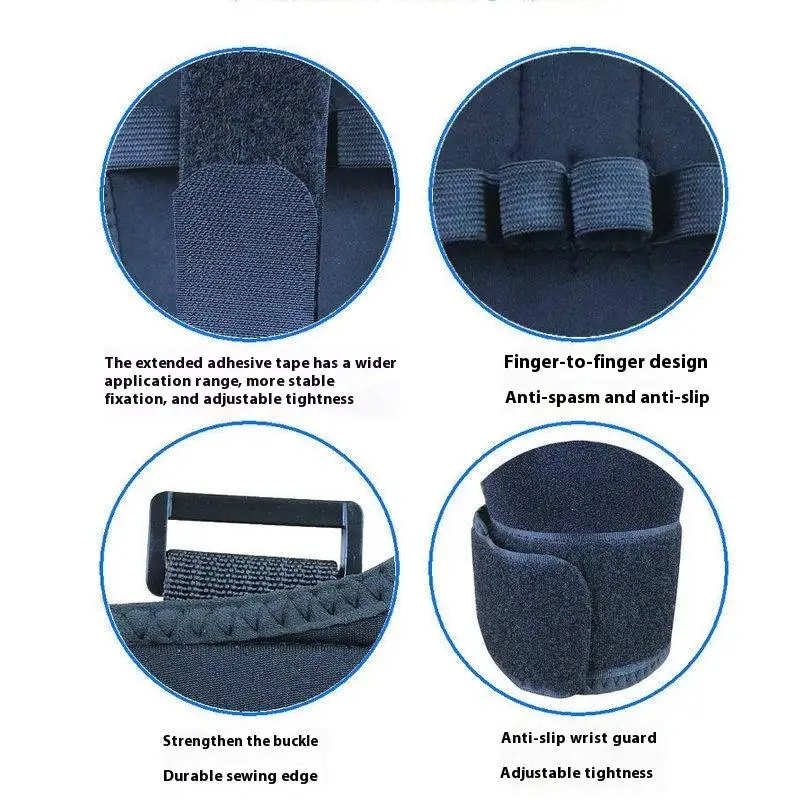 Oddychające rękawice zapobiegające samodzielnemu uszkodzeniu dłoni Rękawice bezpieczeństwa pacjenta Rękawice kontrolne regulowane dla osób starszych niepełnosprawnych