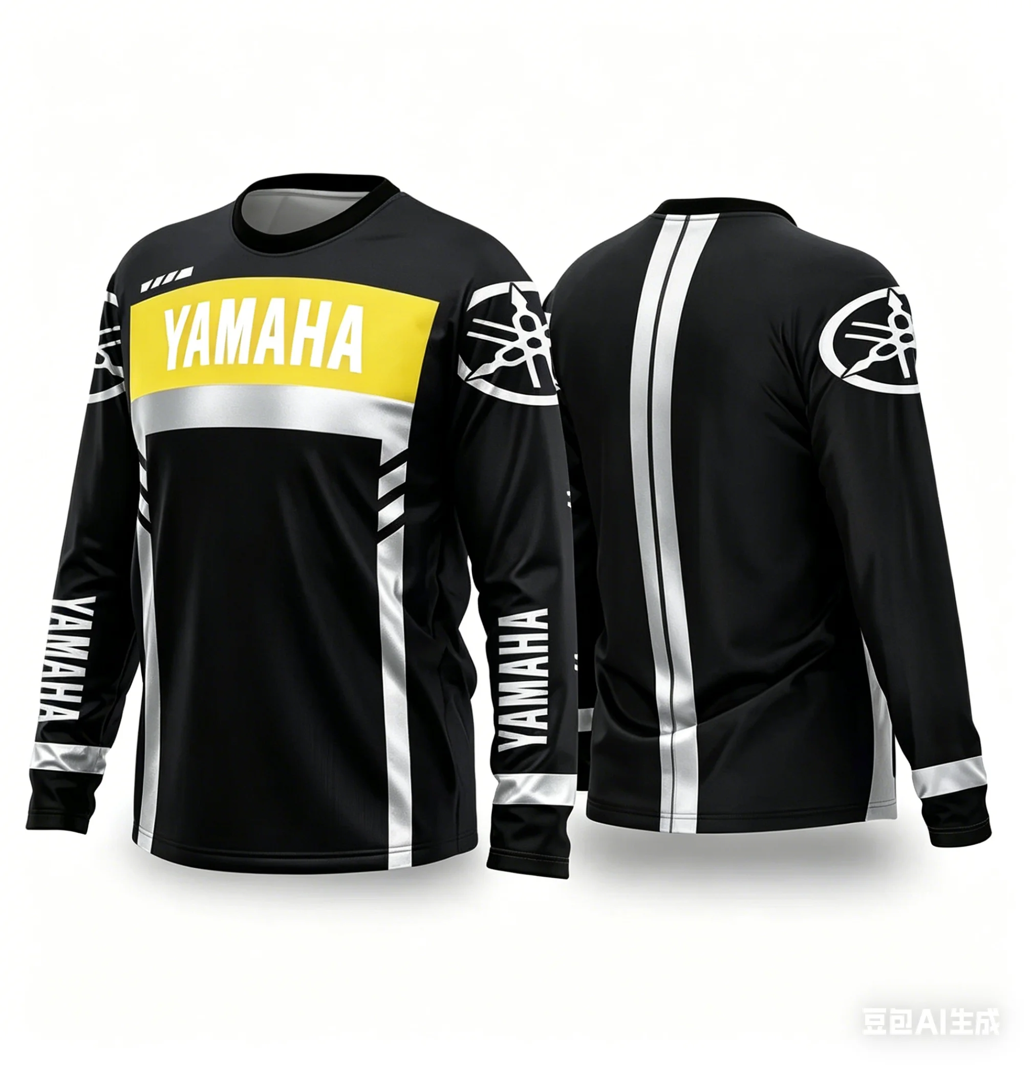 Summer Yamaha men's and women's motorcycle riding clothes, loose, breathable, fast drying off-road racing clothes, long sleeved