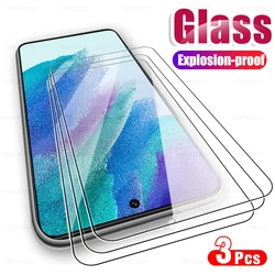 3PCS  Samsungs S 21 22 23 5G Tempered Glass for Samsung Galaxy S20 S21 FE S22 S23 Plus Screen Protector Explosion-Proof HD Film