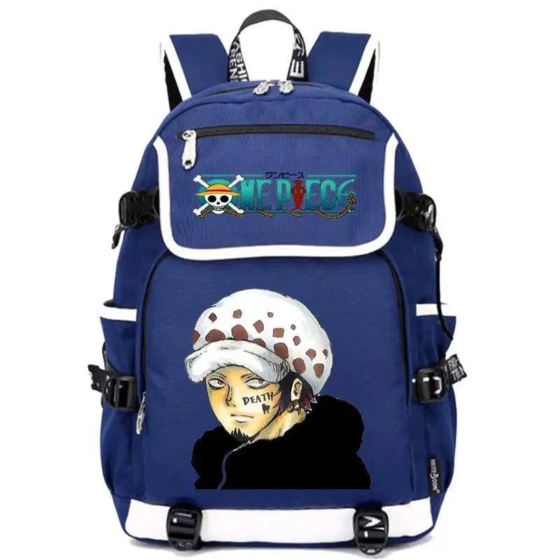 One Piece New Cartoon Student Schoolbag Large Capacity Casual and Lightweight Waterproof Stain Resistant Backpack