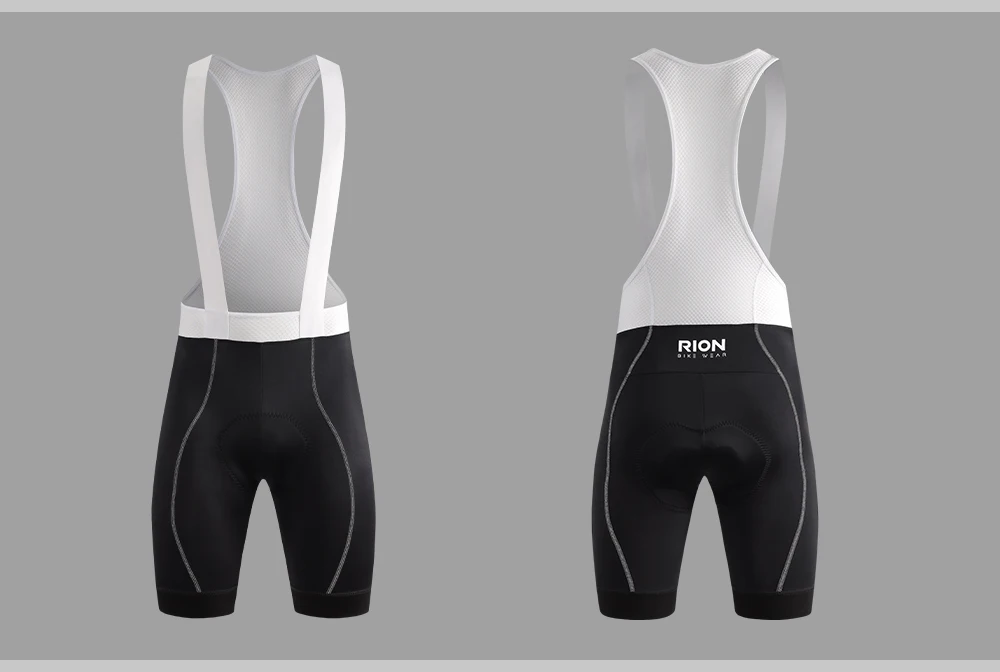 RION Herren Radsport-Trägerhose für Nachtfahrten, Dolomiti-Polster 8H, gepolsterte Rennradhose, MTB Pro Fahrradbekleidung für Langstreckenfahrten – Detail 18