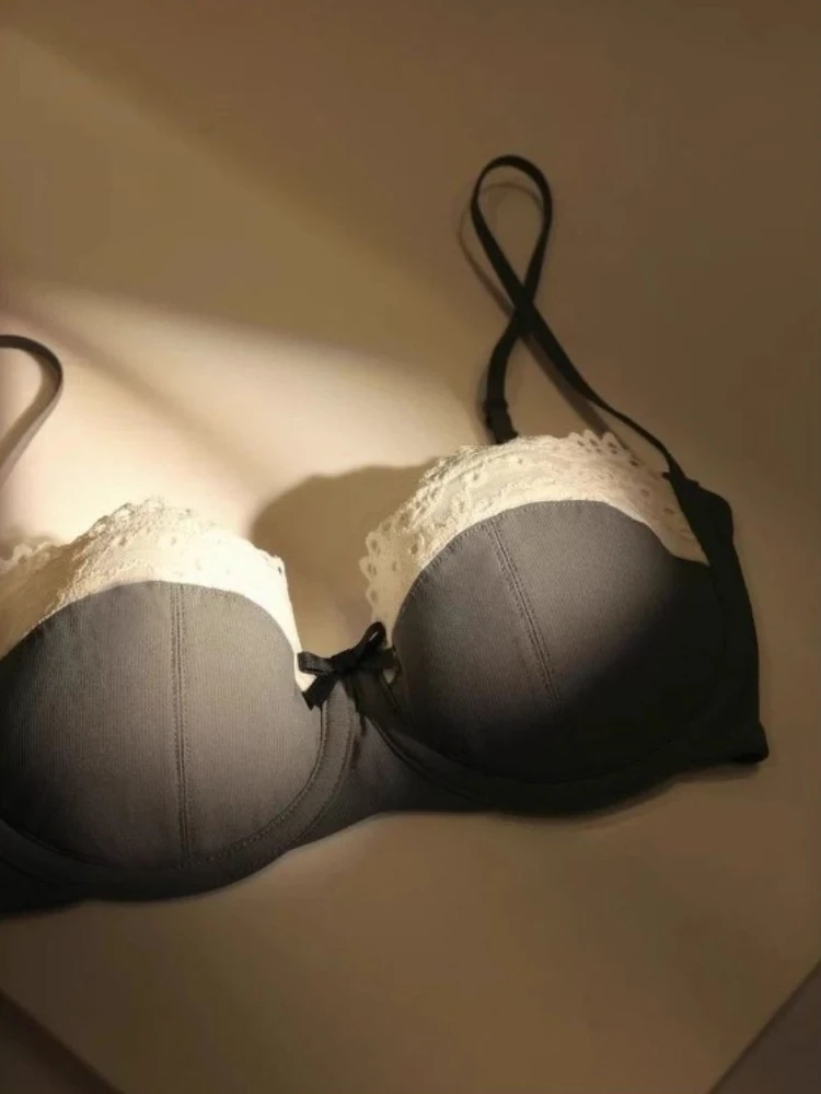 مجموعة الملابس الداخلية للسيدات على الطراز الفرنسي حمالة صدر رافعة للصدر الصغير، حمالة صدر ولباس داخلي مثيرة ومضادة للترهل، آخر 5 عناصر BANERDANNI #6