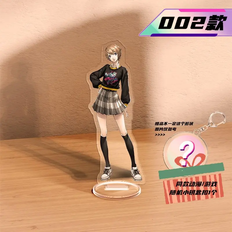 Anime Figure Makoto Niijima Amamiya Ren Cosplay Cute Acrylic Stand Model Decor Desktop Display Room Ornament Gift Girl
