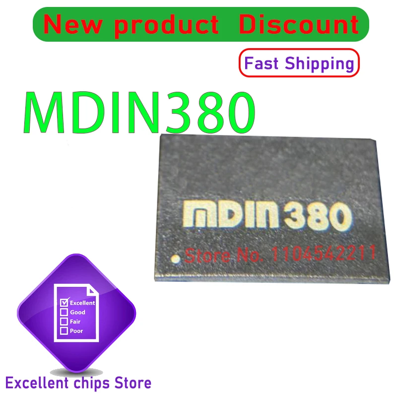 

1 ~ 10 шт./лот, оригинальный новый чипсет MDIN380 BGA240 на складе