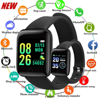 New 116plus Smartwatch Men Blood Pressure Women Heart Rate Fitness Tracker Bracelet Sport Smart Watch Girls Kids For IOS Android