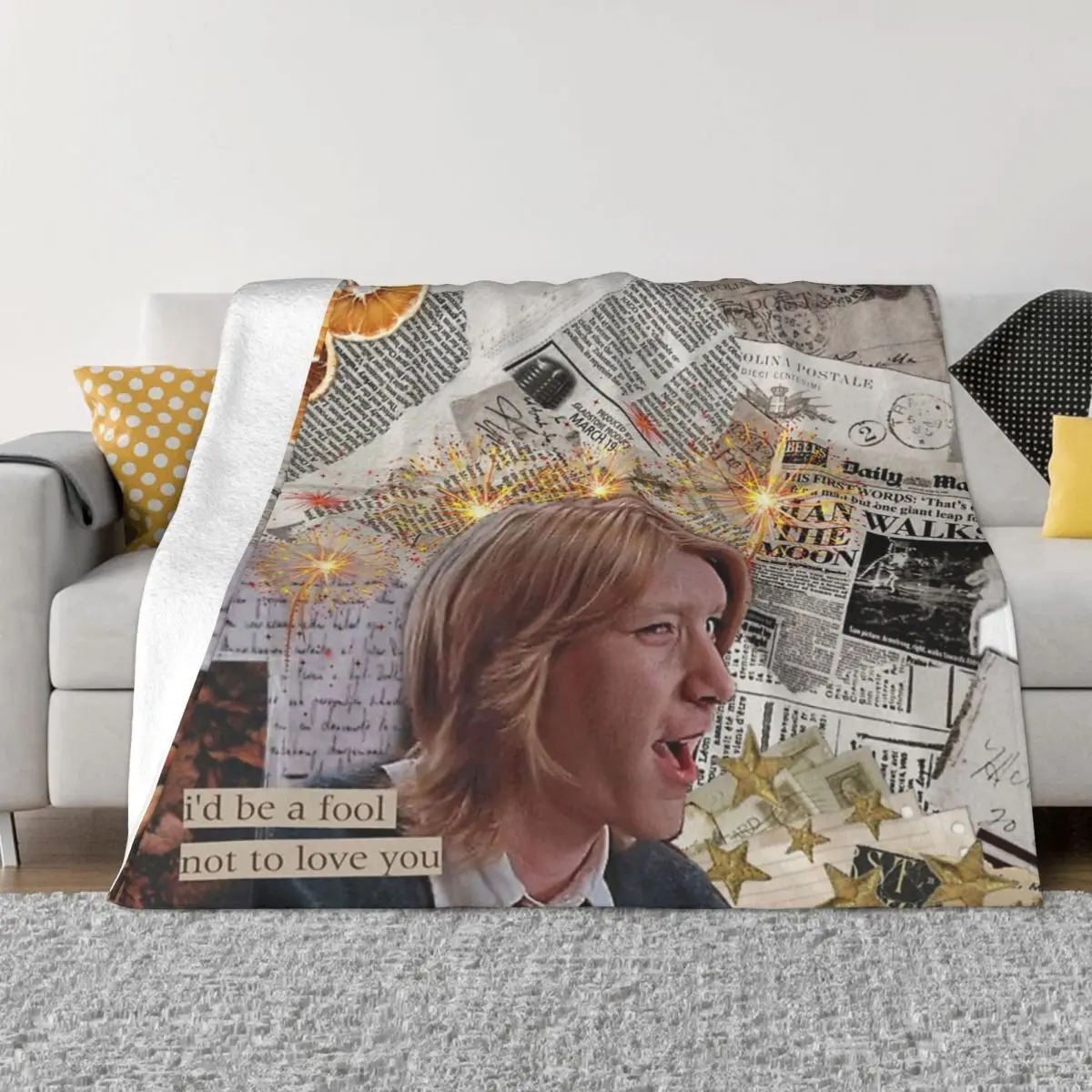 The Boy Who Was Laughing Until Plush Blanket Throw Blanket Thin Wadding Blanket Throw Blanket