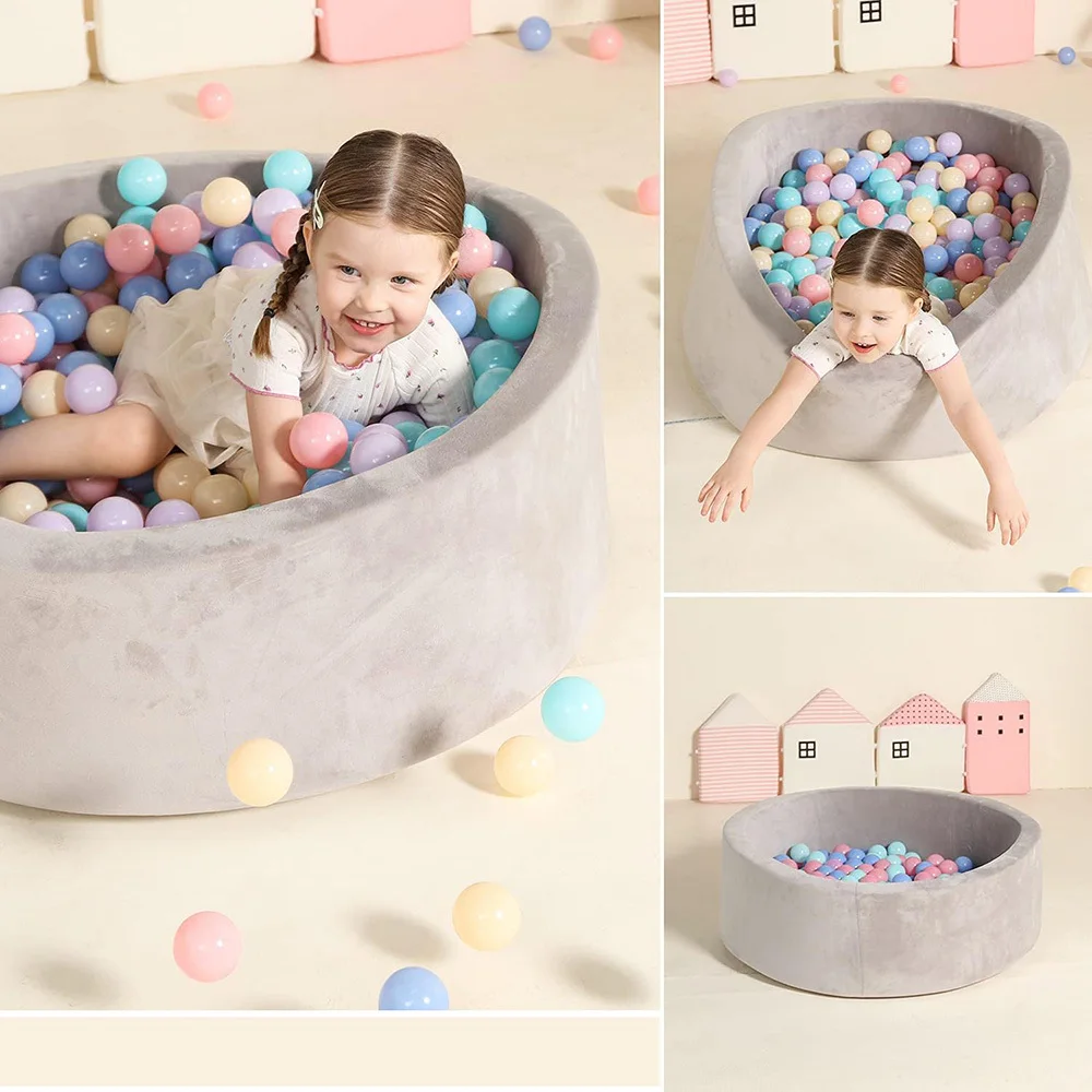 

wholesale Super Large Ball Pit, Soft Kids Ball Pool Indoor Outdoor, Soft Foam Foldable Crawling Fence Children's Playground free