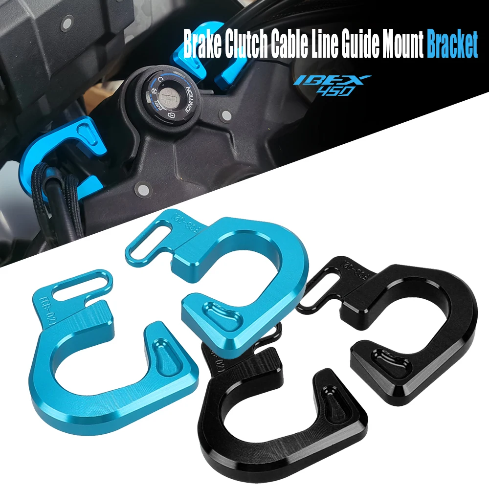 

For CFMOTO CF MOTO 450MT IBEX 450 MT MT450 IBEX450 2024 2025 Motorcycle Accessories Brake Clutch Cable Line Guide Mount Bracket