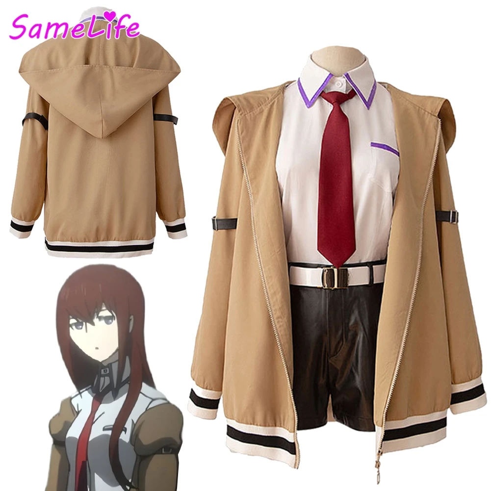

Anime Gate of Steins Kurisu Makise Cosplay Fantasy Clothing Women Costume Disguise Halloween Adult Female Roleplay Party Outfits