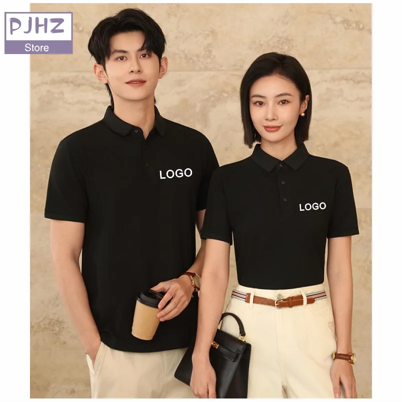 Corporate Custom Polo Shirt 100% Cotton High-Quality Uniforms for Teams Professional Durable Workwear for Men Print Embroidery