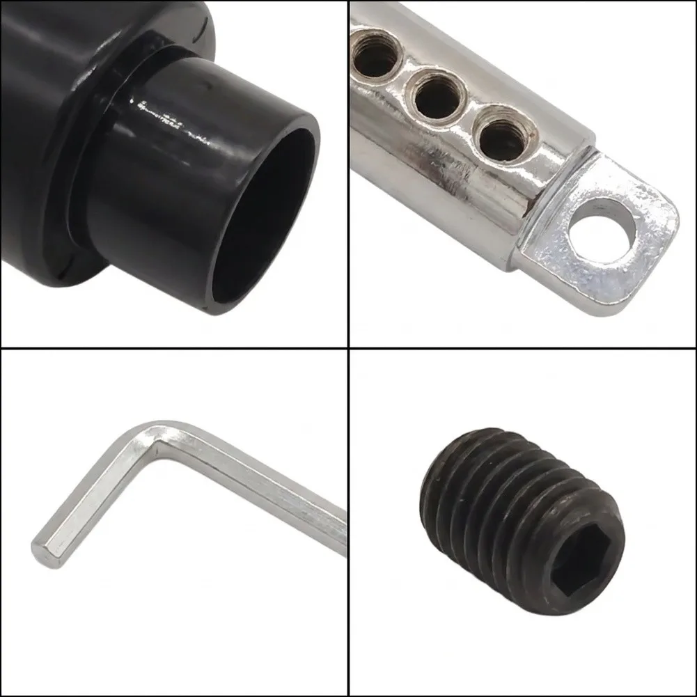 Gym Pulley Cable Terminal Adapter for Wire Rope Replacement on Cable Machines Plastic Body Steel Core Hex Fastening