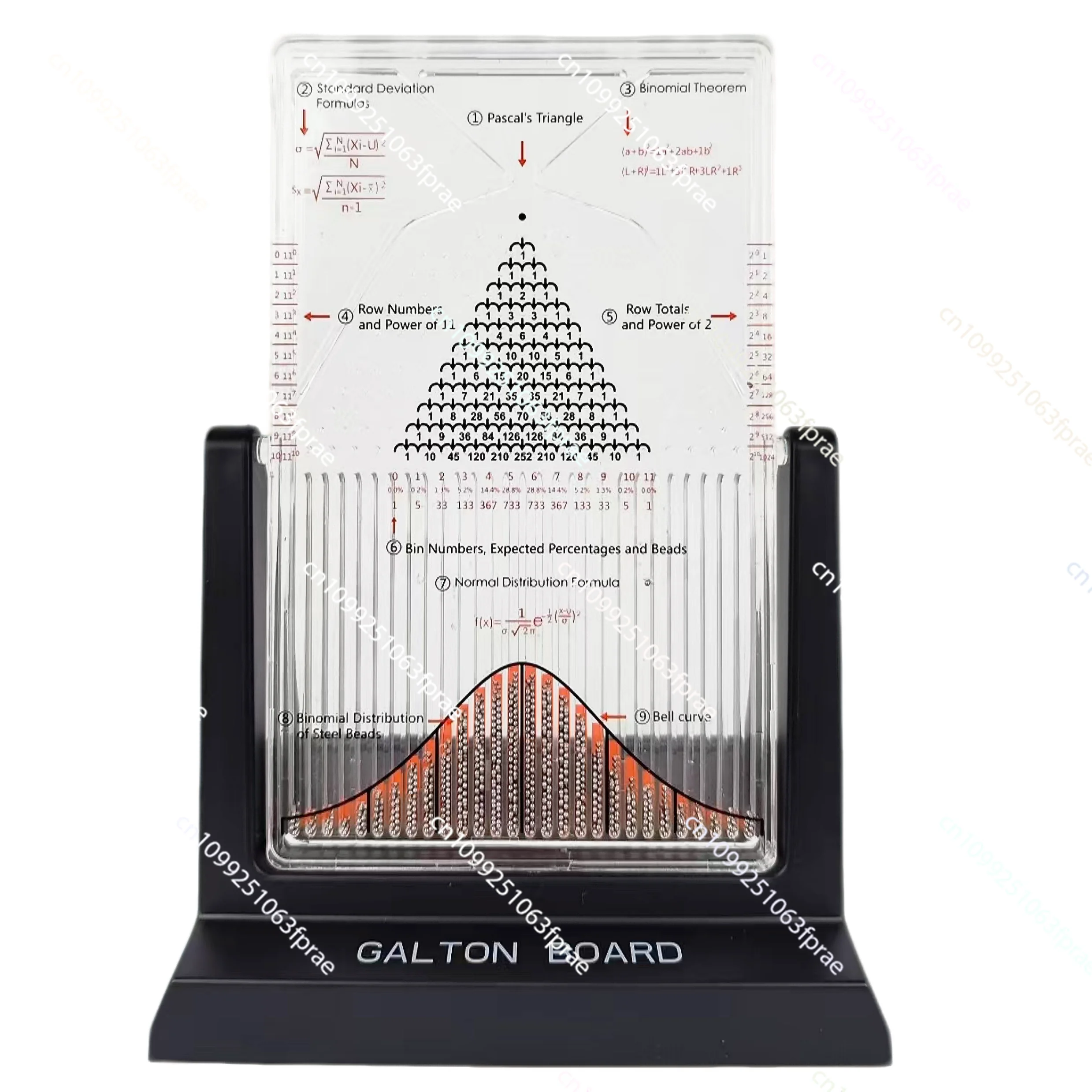 

Galton plate Dalton nail plate normal distribution model science, decompression mathematics probability enthusiast gift