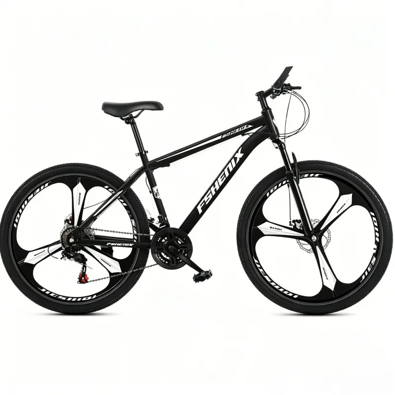 

Adult Mountain Bike 24/26 Inch 21 Speed Off-Road Commuter Bicycle with Shock Absorption Dual Disc Brake System for Men & Women