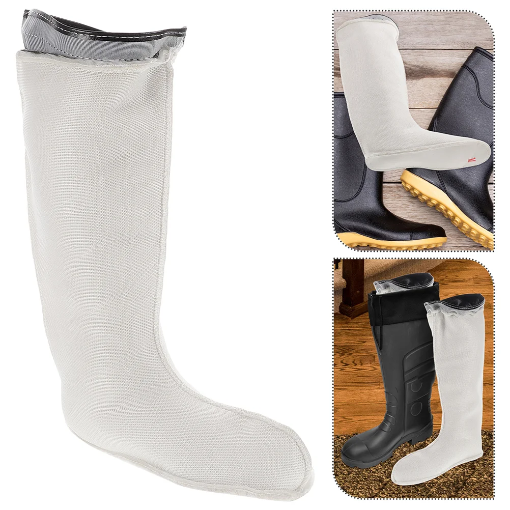 Warm Rain Boots Wool Liners Foot Warmers Cold Protection Short Plush for Women Socks