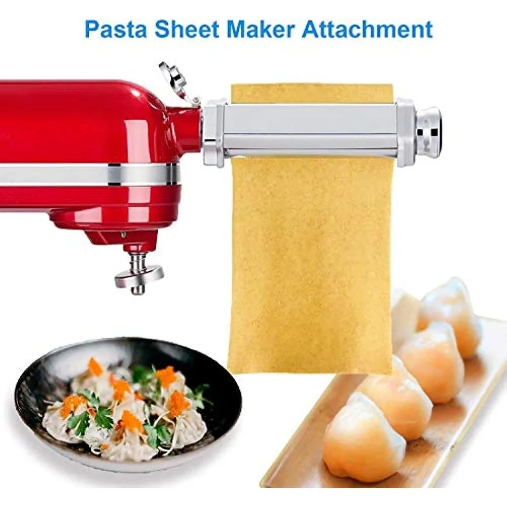 For kitchen pasta machine, stainless steel pasta stand mixer noodle accessories kitchen tool KitchenAid accessories view 3
