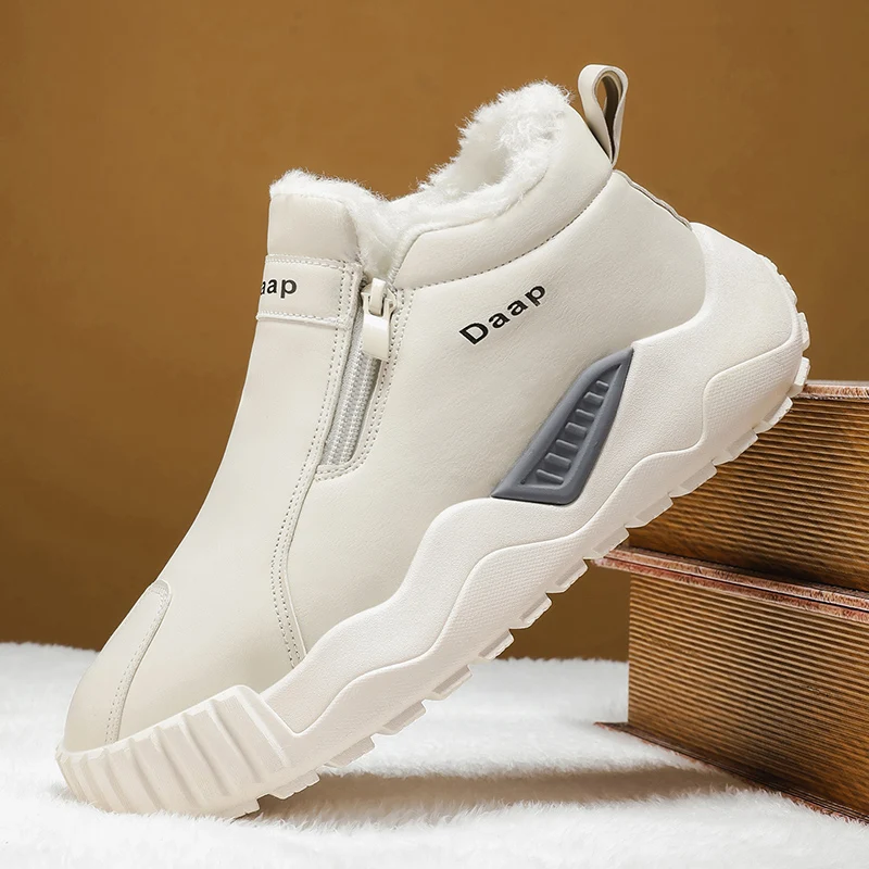 Flat Comfortable Pu Leather Winter New Men's Casual Shoes Fashionable Breathable Wear-resistant Heightening Man Tooling Footwear