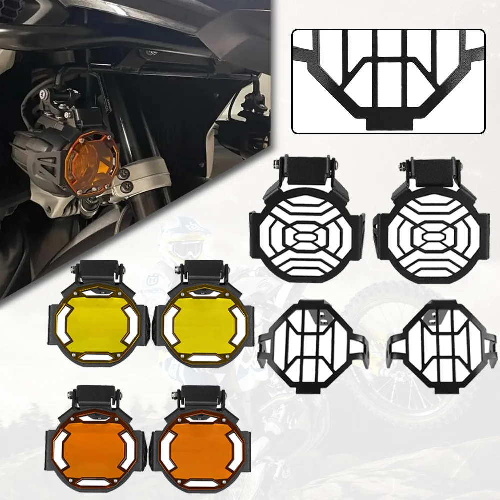 For BMW R 1250 GSA GS LC ADV Adventure R1200GS F850GS F750GS Motorcycle CNC Flipable Fog light lamp Protector Guard Lamp Cover