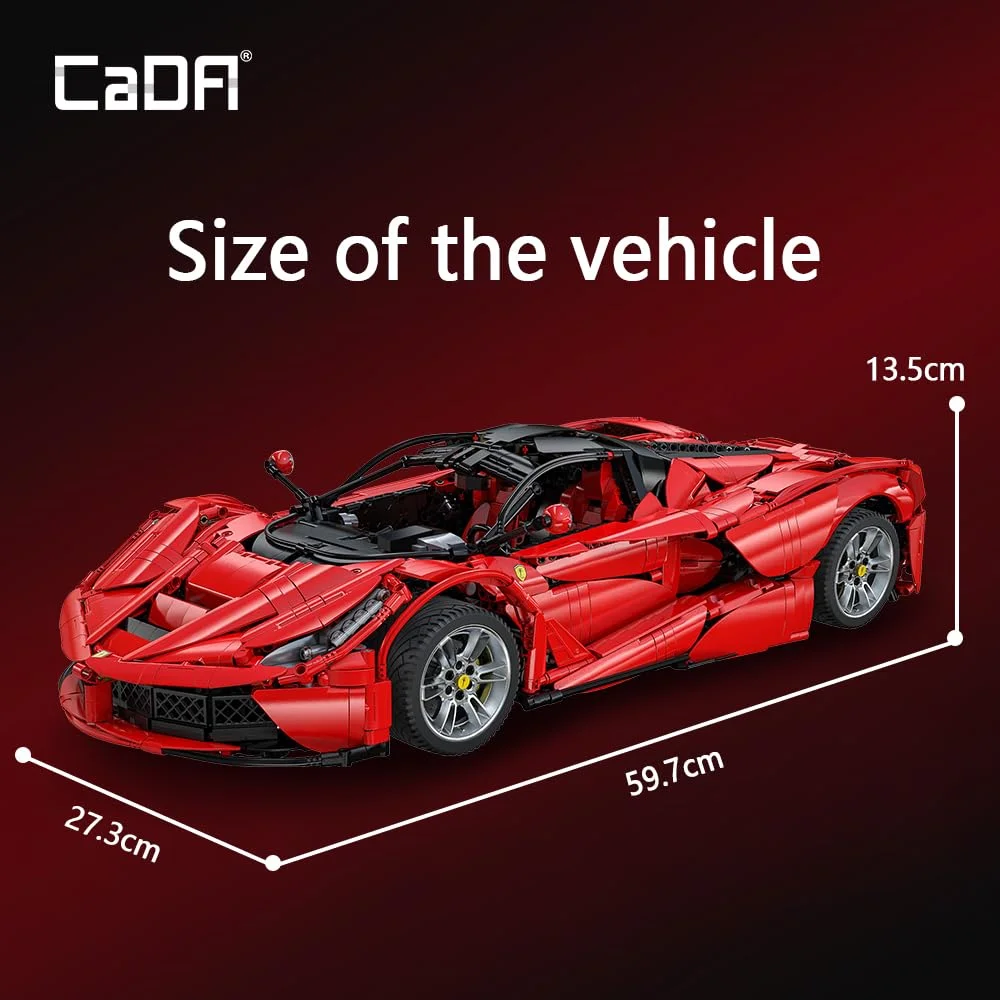 ตัวต่อรถแข่งไฮเปอร์คาร์ รุ่น Cada 4739 ชิ้น ของเล่นตัวต่อรถสปอร์ตสำหรับเด็ก ของขวัญสำหรับเด็ก