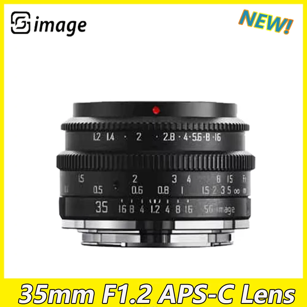 SGimage 35mm F1.2 Large Aperture Prime Lens For Sony E Nikon Z Fuji XF Canon EF-M/RF M4/3 L Mount Cameras