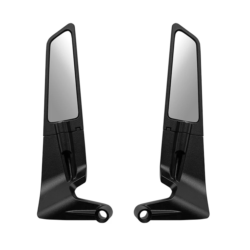 For YAMAHA MT03 MT07 MT09 MT10 XMAX KTM BMW S1000R Motorcycle Mirrors Stealth Winglets Mirror Kits To Rotate Adjustable Mirrors image 6