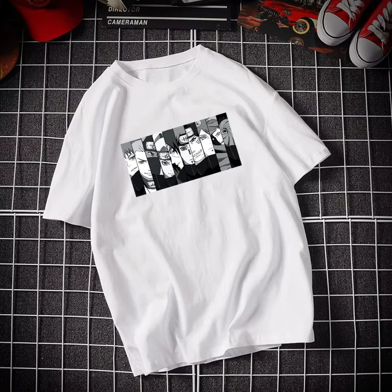 

2026 Naruto Children's T-shirt Hong Kong Style Trend Pure Cotton Printed Parent-child Outfit New Fashionable Casual T-shirt