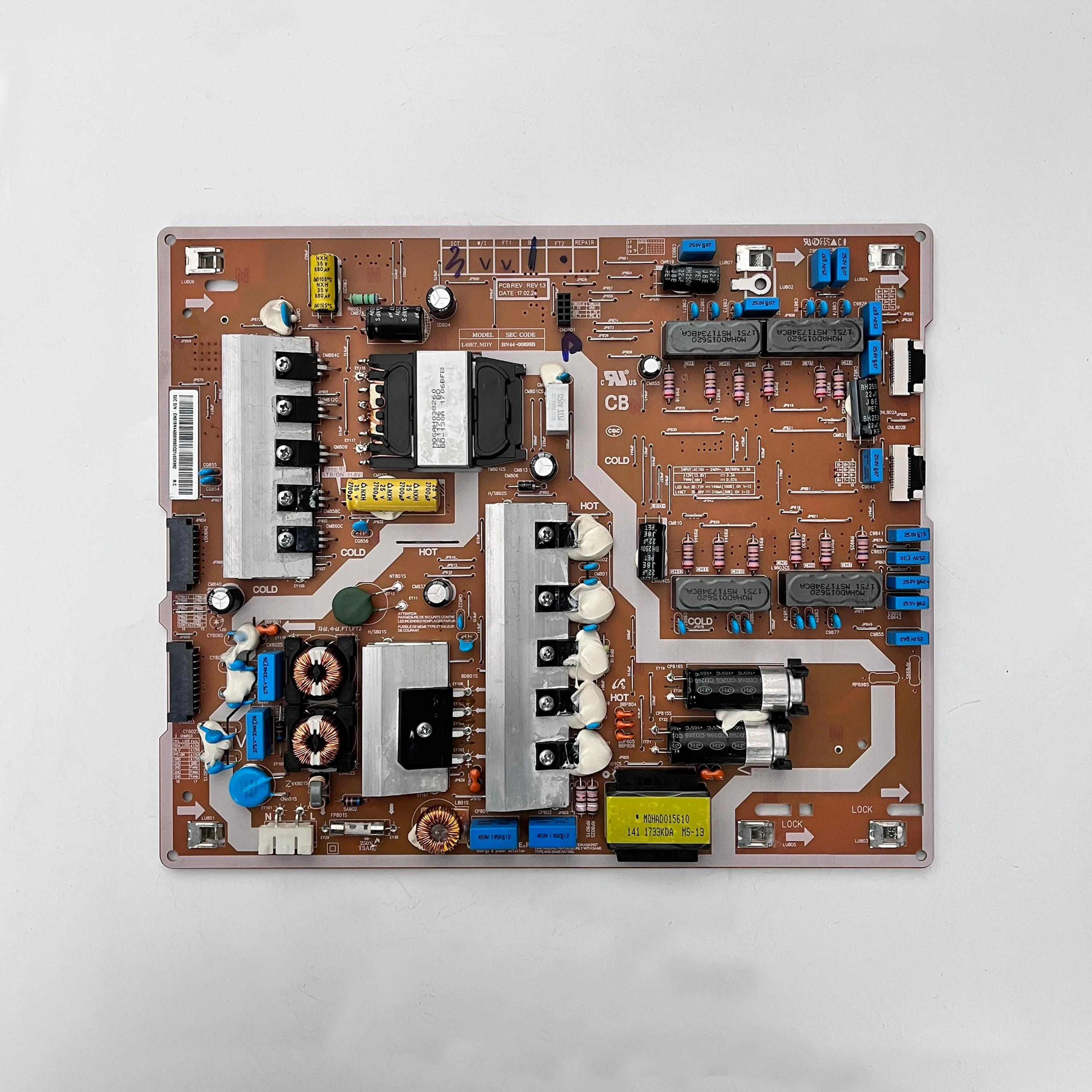 

Genuine Original TV Power Supply Board L49E7_MDY BN44-00899B Works Normally And Is Suitable For LCD TV QN55Q75FMFXZA TV Parts