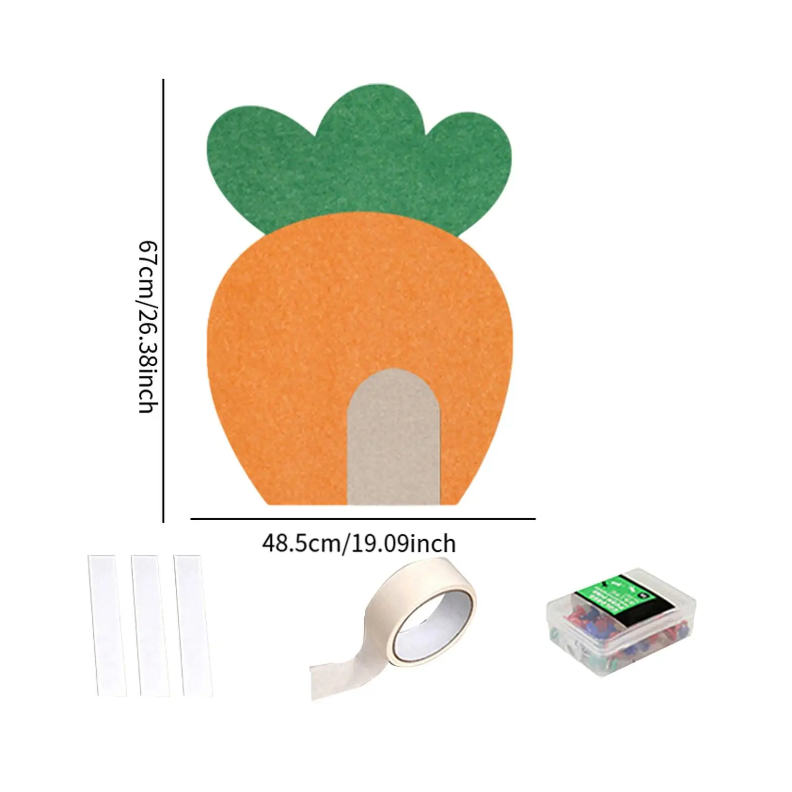 Felt Bulletin Board Photo Message Board Wall Surface Protection Scratch Resistant Thick Memo Board Protector Cafe for Bedroom