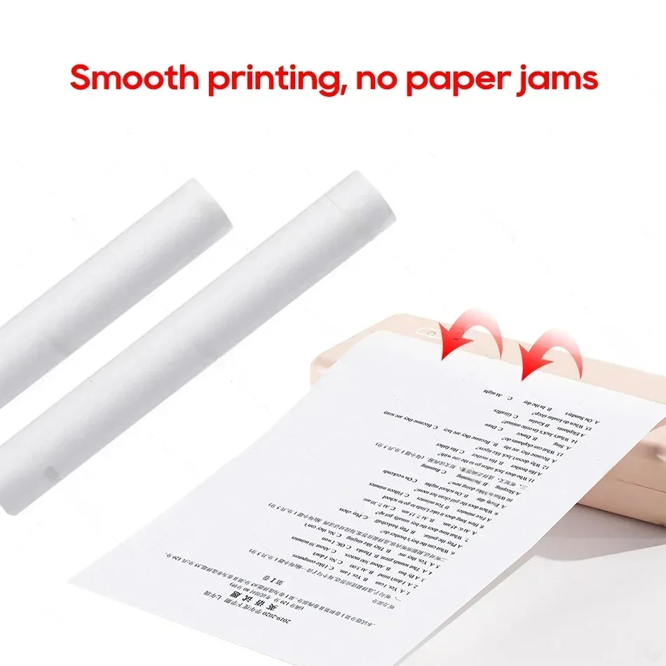 A4 Thermal Paper Thermal Printing Paper 210*30mm for A4 Wireless Bluetooth A40/X8 Printer Paper Roll