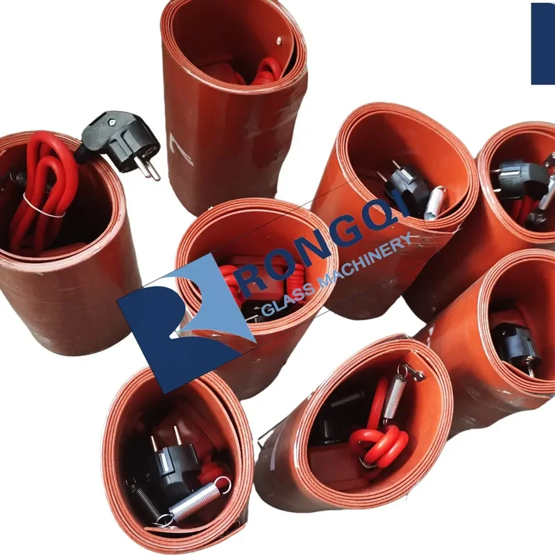 Adjustable Silicone Rubber Barrel Heater Belt with Temperature Control for Industrial Drums