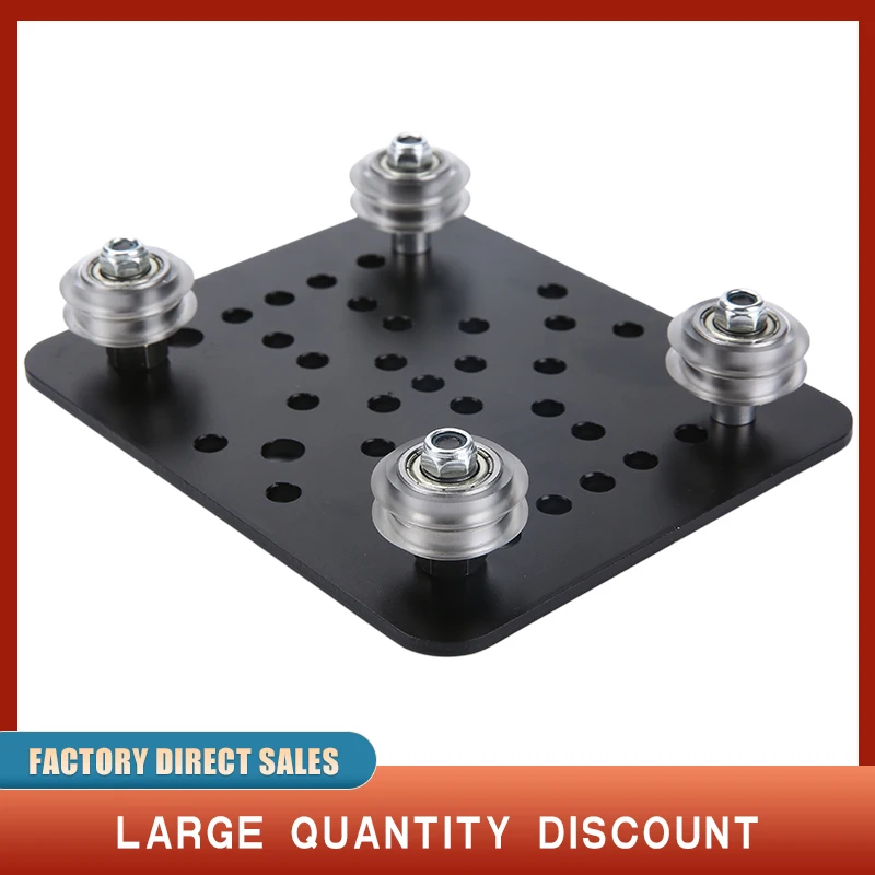 3D Printer parts Opensource V gantry plat set special slide plate pulley for 2040 /4040 V-Slot aluminum profiles wheels