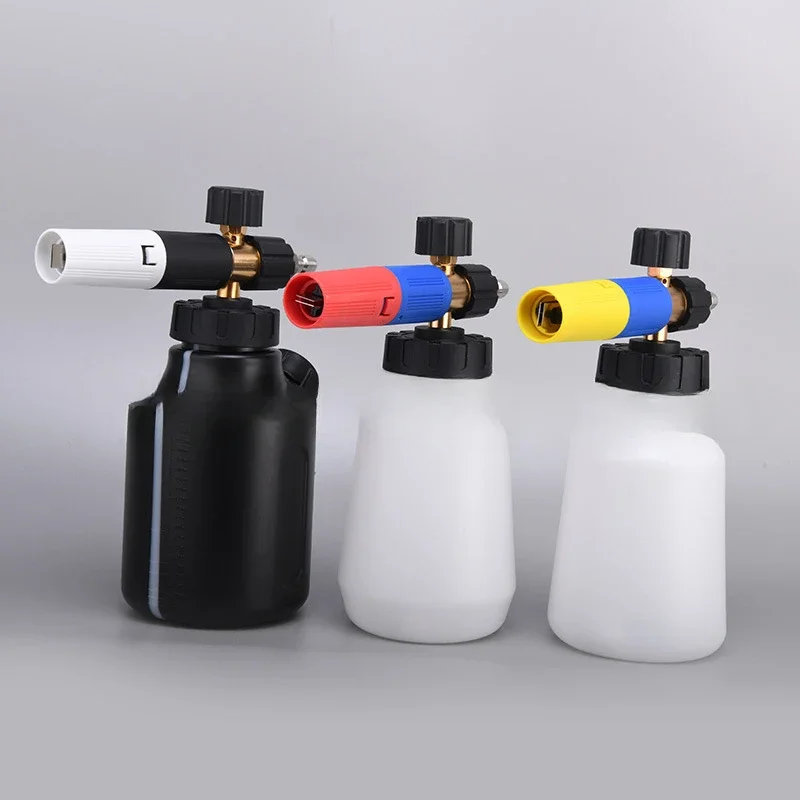 Household high pressure cleaner accessories car wash water gun bottle brass filter element PA pot avalanche foam watering can