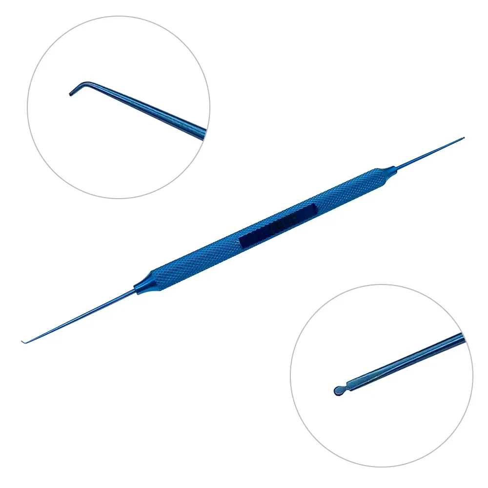 

Katzen Lasik Flap Unzipper Titanium Ophthalmic Double Eyelid Pet Surgical Instruments