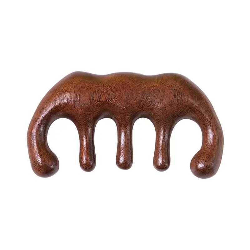 

(YY)1Pc 2025 New Wooden Massage Wood Massager Comb Scalp Head Oil Massager Scalp Hair Comb Tools