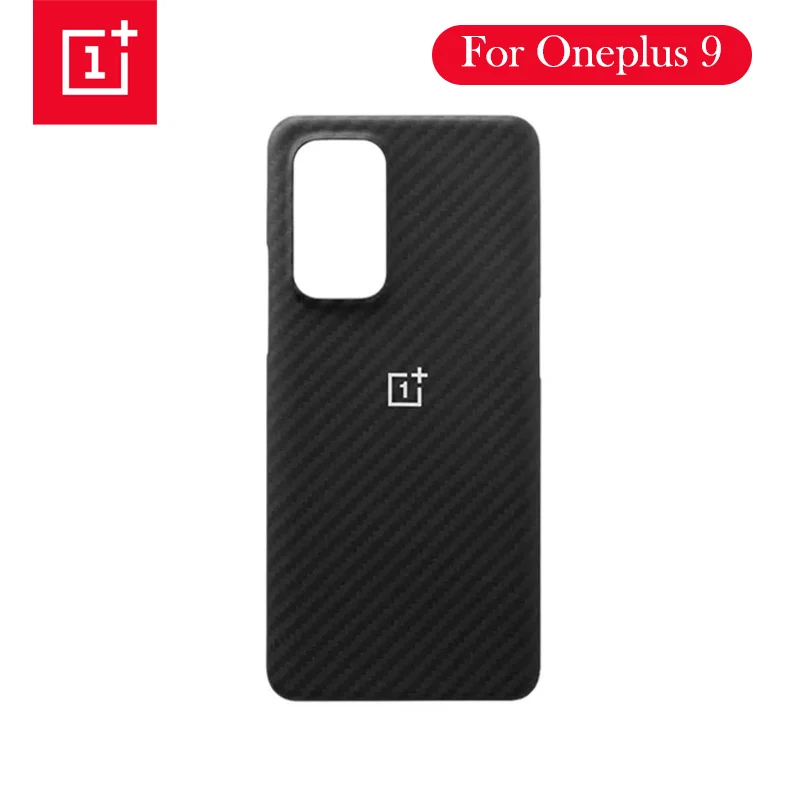 Original Carbon Fiber For Oneplus 9 Heat Dissipation Back Cover Case for ONEPLUS 9
