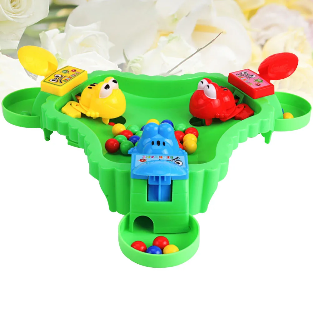 1 jeu de perles d'hirondelle, jeu de haricots mangeant, grenouille éducative interactive pour enfants, perles colorées assorties, activité Parent-enfant