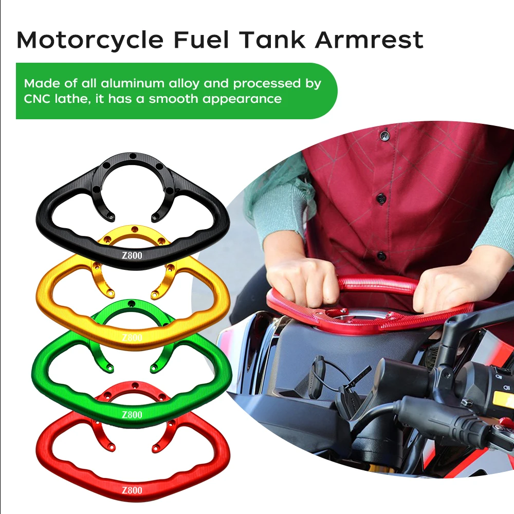 

For Kawasaki Z800 2013-2016 2015 Motorcycle Accessories CNC Passenger Handgrips Hand Grip Tank Grab Bar Handles Armrest z800