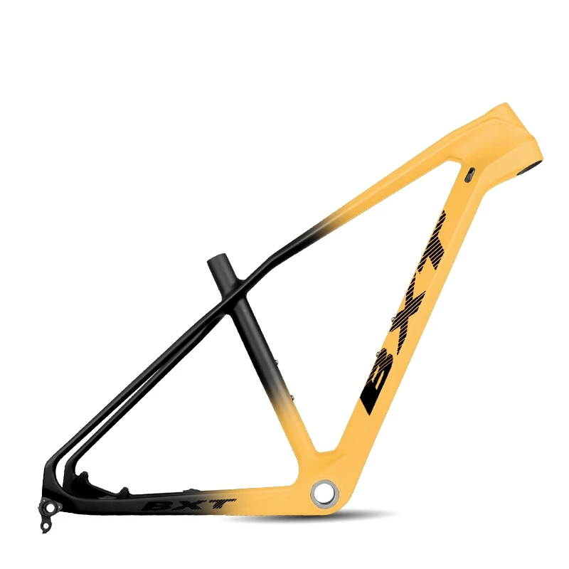 

Custom Carbon Fiber 27.5er Mountain Bike Frame MTB Disc Brake Bicycle Frame 27.5 Inch Thru Axle Bicicleta Frames Chinese Factory