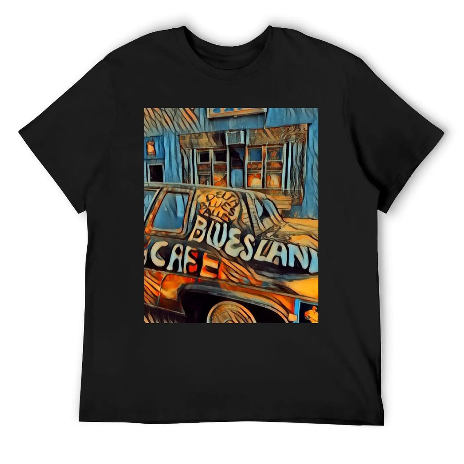 

Bluesland Cafe, Clarksdale, Mississippi, USA T-Shirt tshirts personalised fashion shirts vintage men t shirts high quality