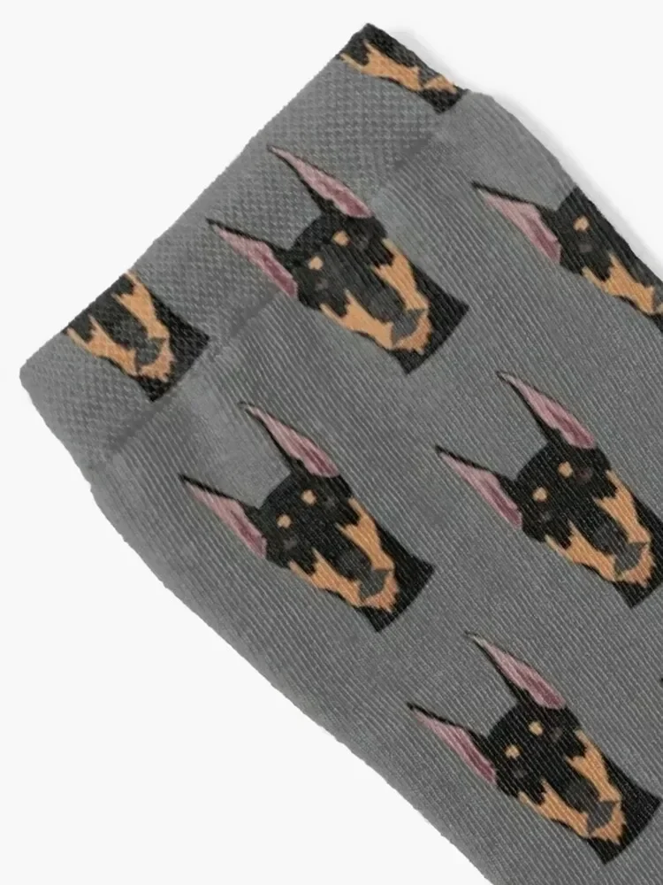 Dennis the Doberman Pinscher Socks Children's cute Argentina gifts Women Socks Men's