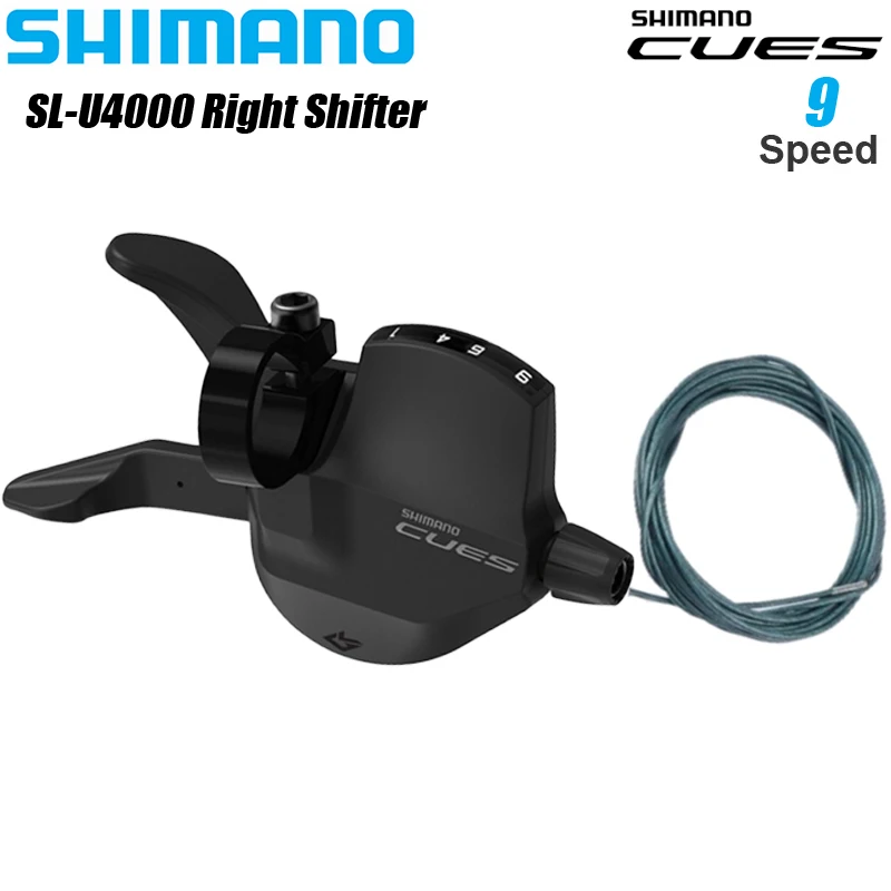 SHIMANO CUES U4000 1X9 Speed Rear Derailleur Group For MTB Bike SL-U4000 Right Shifter RD-U3020 Rear Derailleur Bicycle Parts