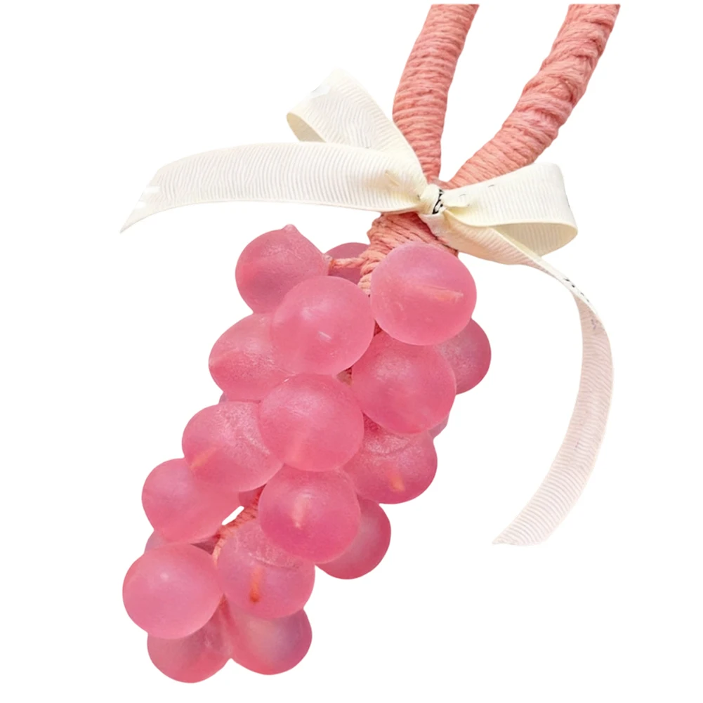 Grape Shape Soap for Bathroom Counter Display Realistic Appearance with Hydrating Cleansing Action 15 6 5cm Size
