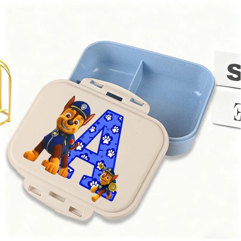 Patrulha pata bento lancheira dos desenhos animados perseguição skye piquenique recipientes de comida anime meninos meninas escola lancheira escritório jantar casos presente
