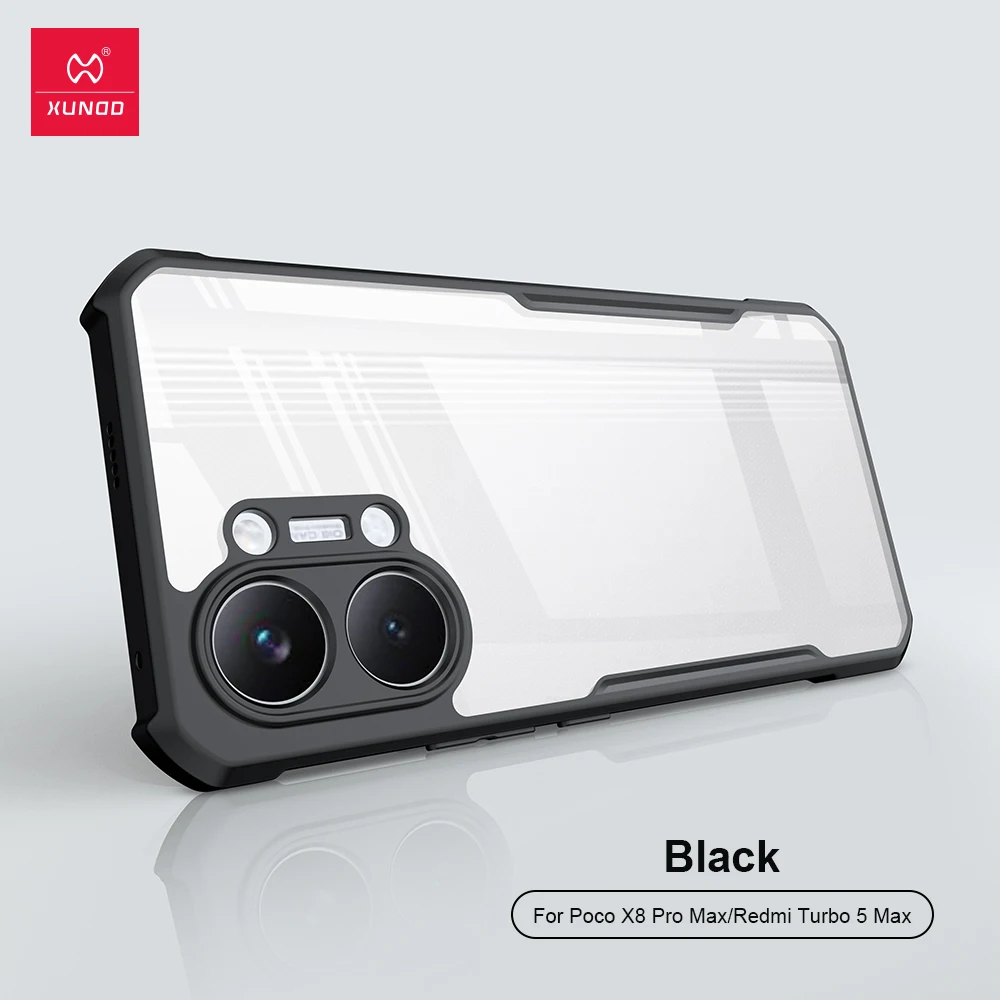 Für Xiaomi POCO X8 Pro X8 Pro Max Hülle XUNDD Airbag Stoßfeste Transparente PC+TPU Kameraschutz-Abdeckung für Poco X 8 Pro Max