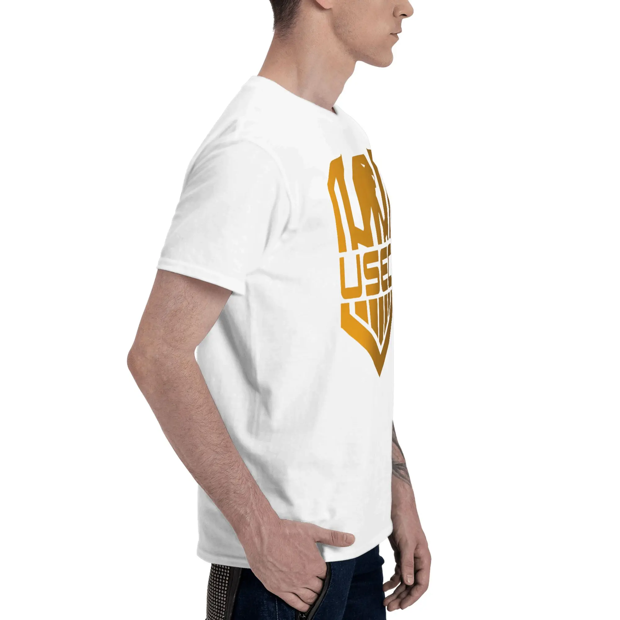 USEC Cloud-Like Feeling Reversible T-shirt Street Lazy Short Sleeve